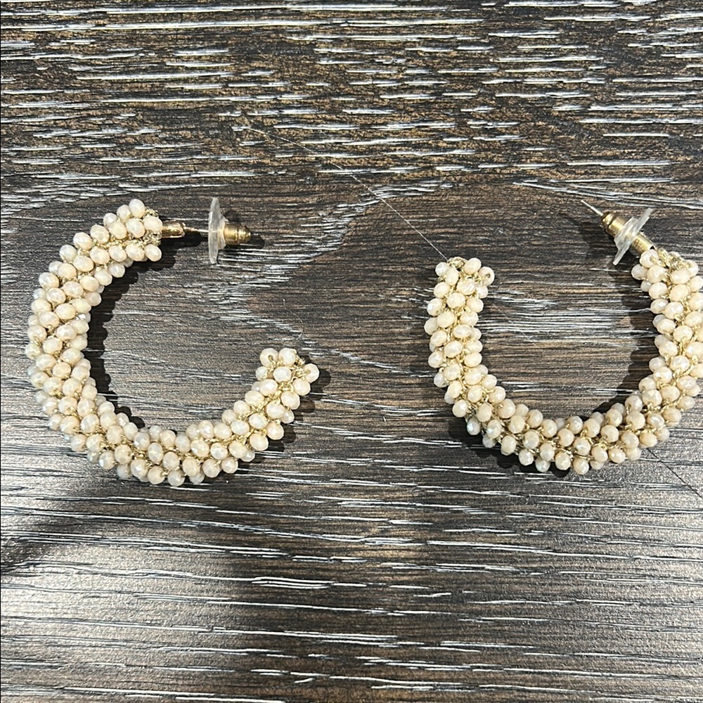 Beaded hoops!
